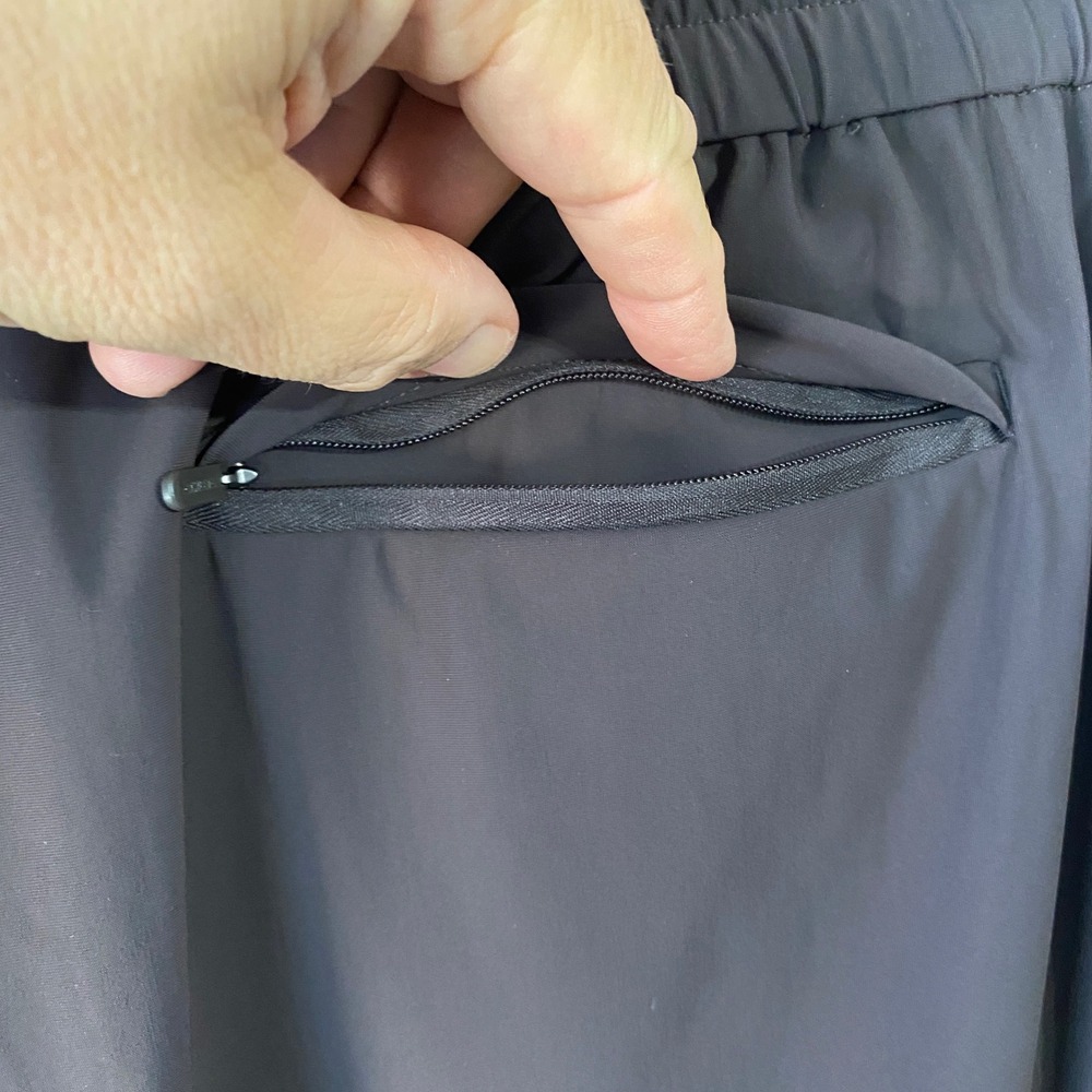 Athleta Brooklyn Wide Leg Pants Brown Pleated Performance Trousers Womens 8 - Picture 10 of 16